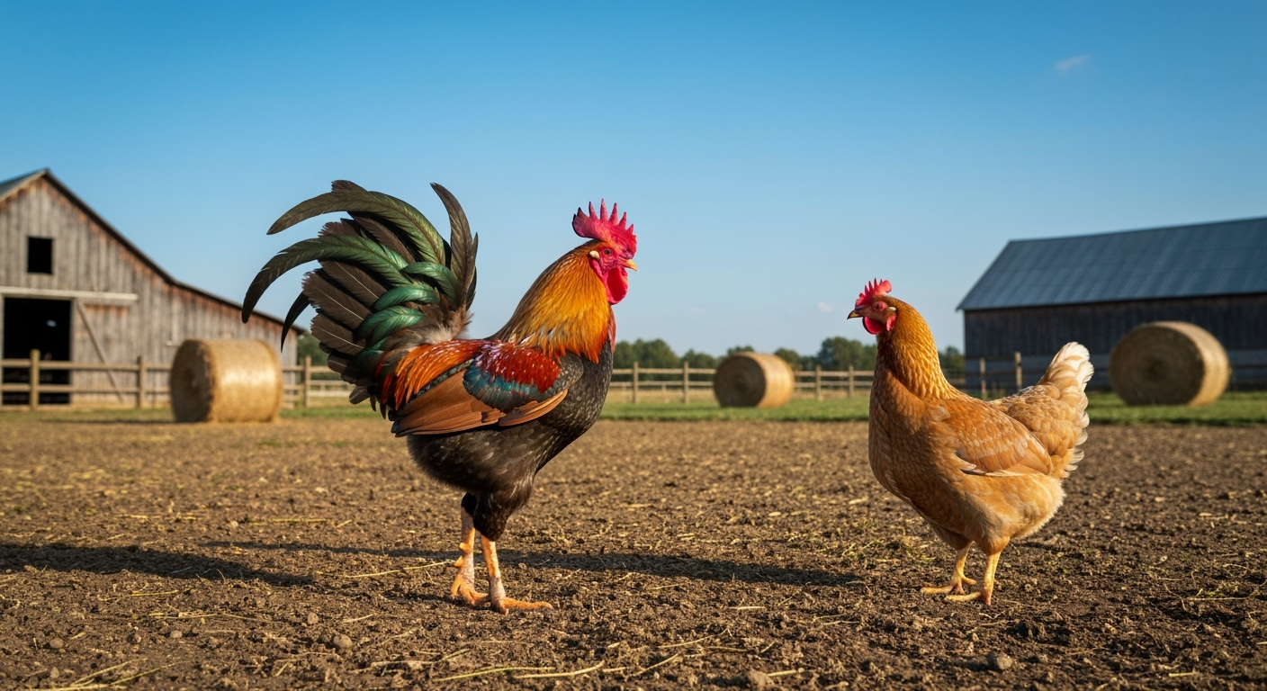 Jak kogut zapładnia kurę? 2